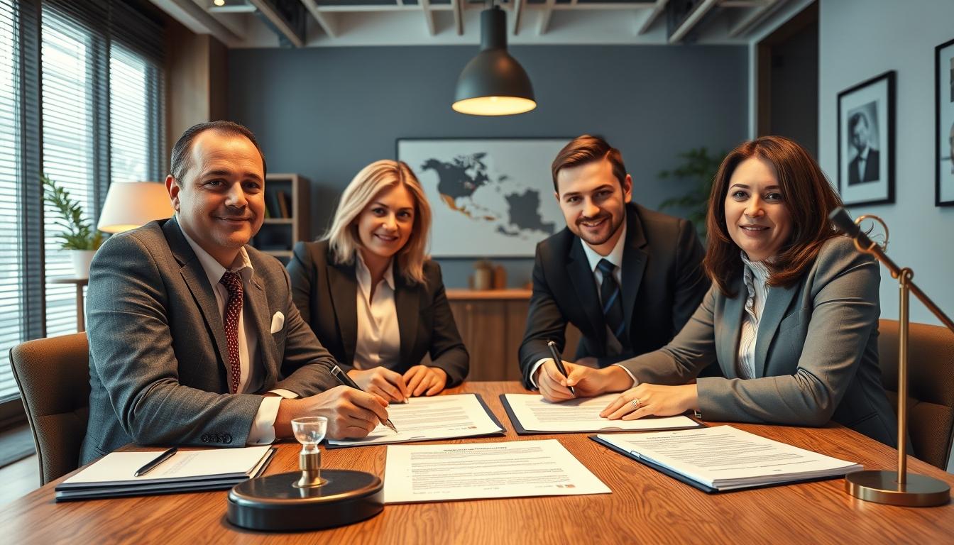 Real estate ownership transfer documents and closing confirmation